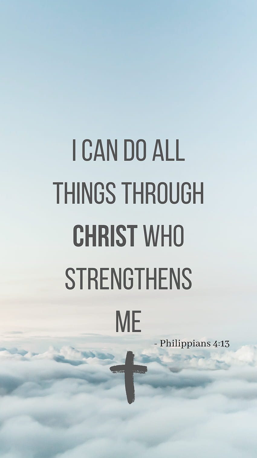 Phone - I can do all things through Christ who strengthens me: Catholicism HD phone wallpaper