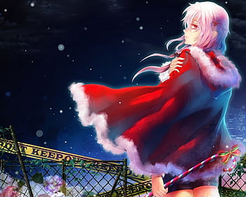 Wallpaper anime girl beauty Christmas New Year 4k Art 16924