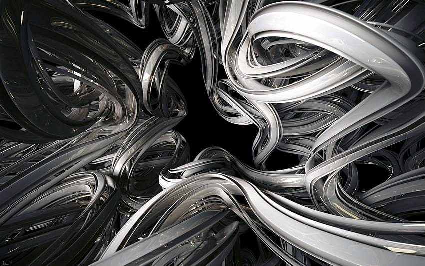 3D, Form, Glass, Shapes, Shape, Immersion HD wallpaper