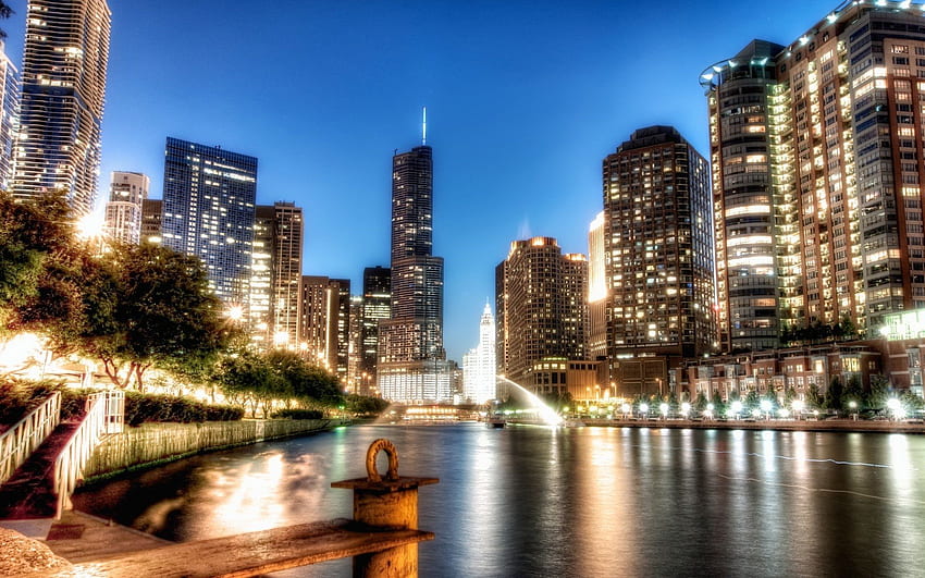 Chicago Riverwalk . Background HD wallpaper | Pxfuel