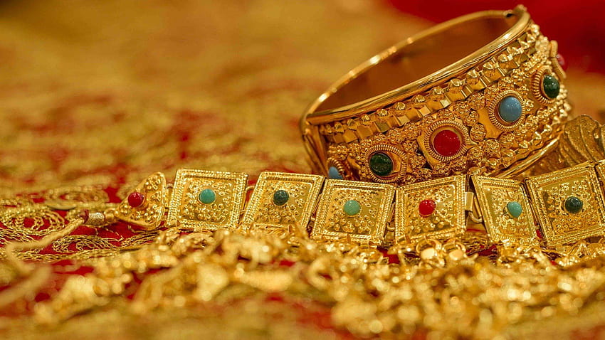 Blocco del coronavirus: le vendite di oro si spostano online questo Akshaya Tritiya. Deccan Herald, Gioielli in oro Sfondo HD