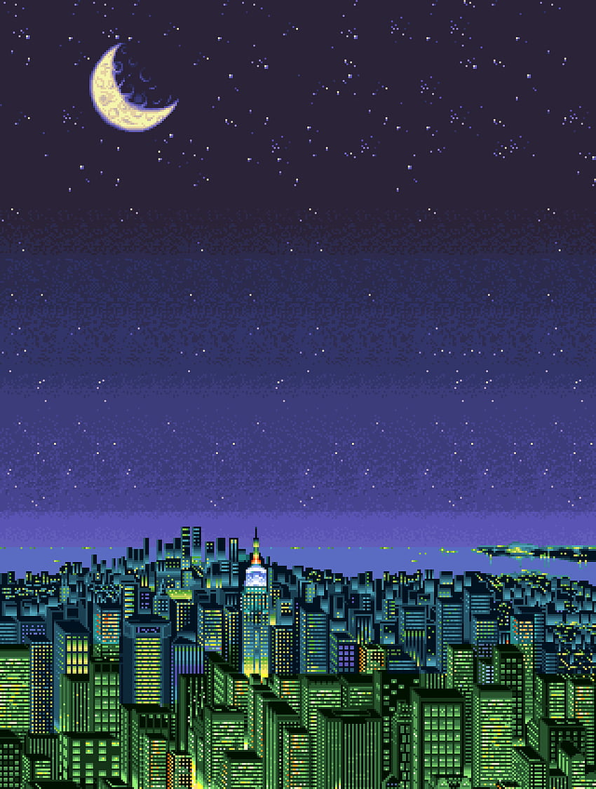 Em Tatsumi Osaka. Pixel City, Pop Art, Pixel Art Papel de parede de celular HD