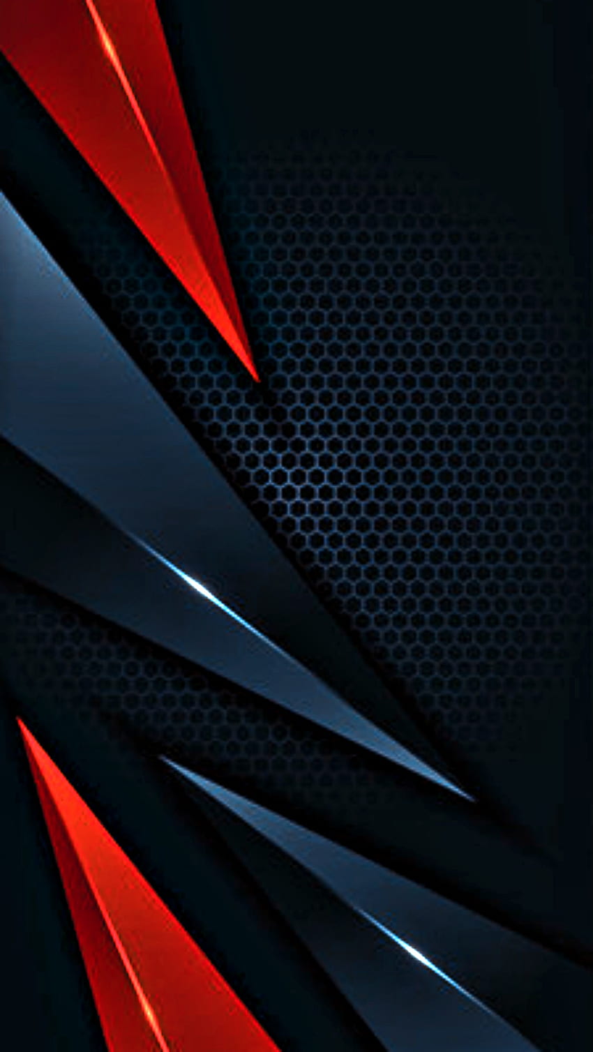 blau rot geometrisch 3d, digital, tech, neu, material, modern, textur, design, muster, abstrakt, tönung HD-Handy-Hintergrundbild