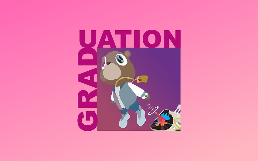 Graduierung - minimalistisch: Kanye, Kanye West Graduierung HD-Hintergrundbild