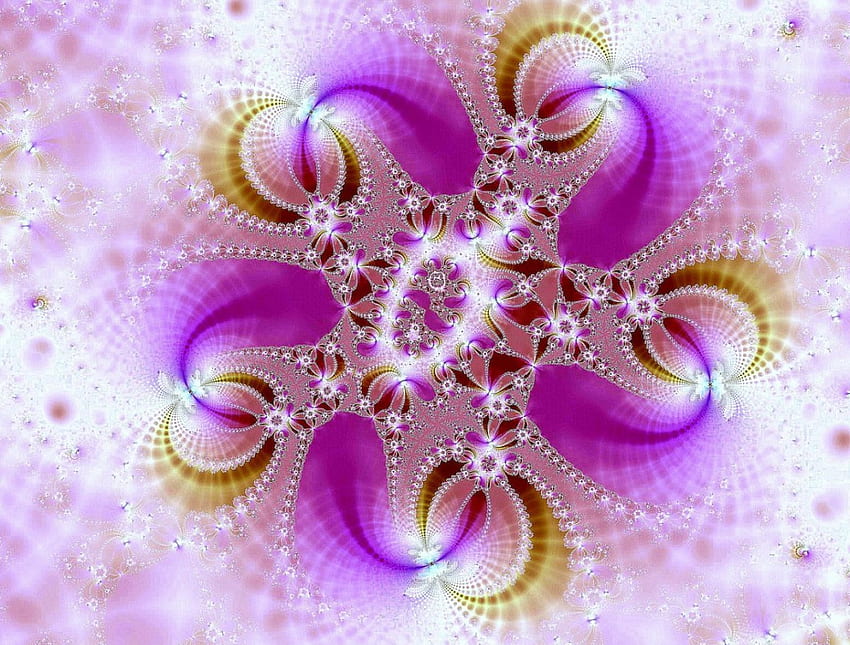 Suave y ventoso, colores, fractal. fondo de pantalla