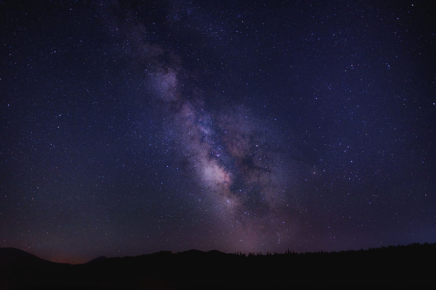 Night, Nature, Sky, Stars, Starry Sky HD wallpaper