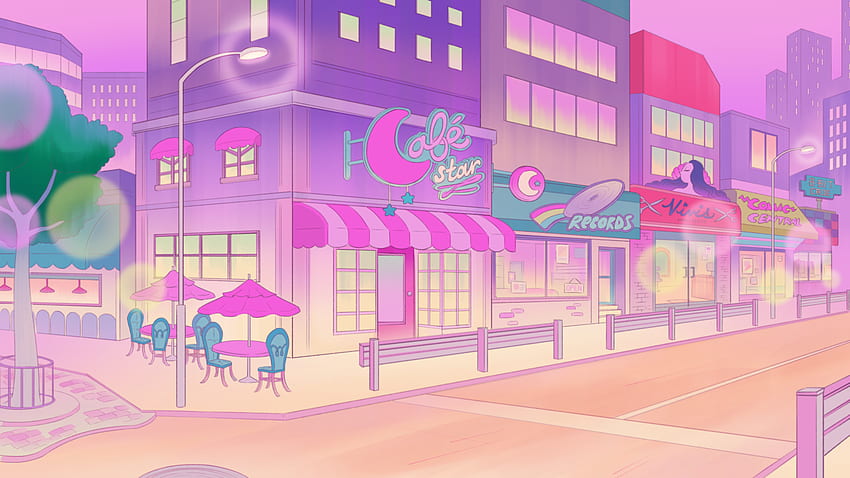 baomii. Esthétique, Anime city, Anime background, Pastel Sailor Moon Fond d'écran HD