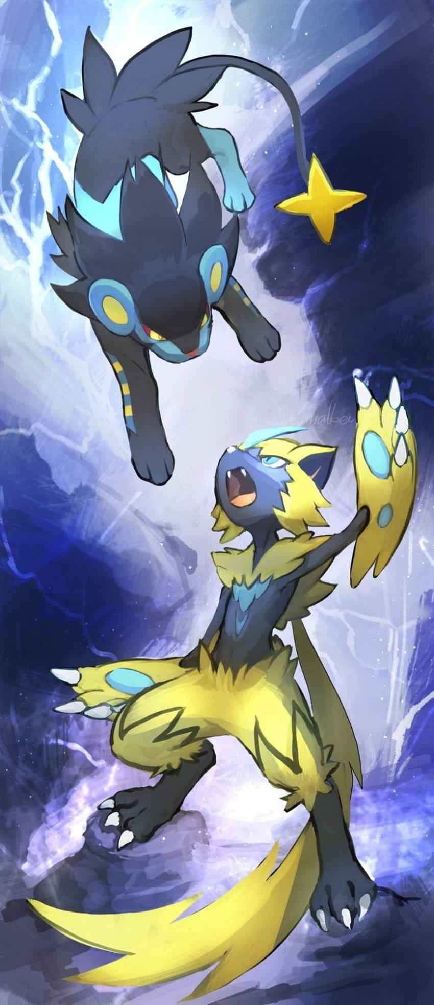 Luxray vs Zeraora Pokémon. Pokemon, Pokemon HD phone wallpaper