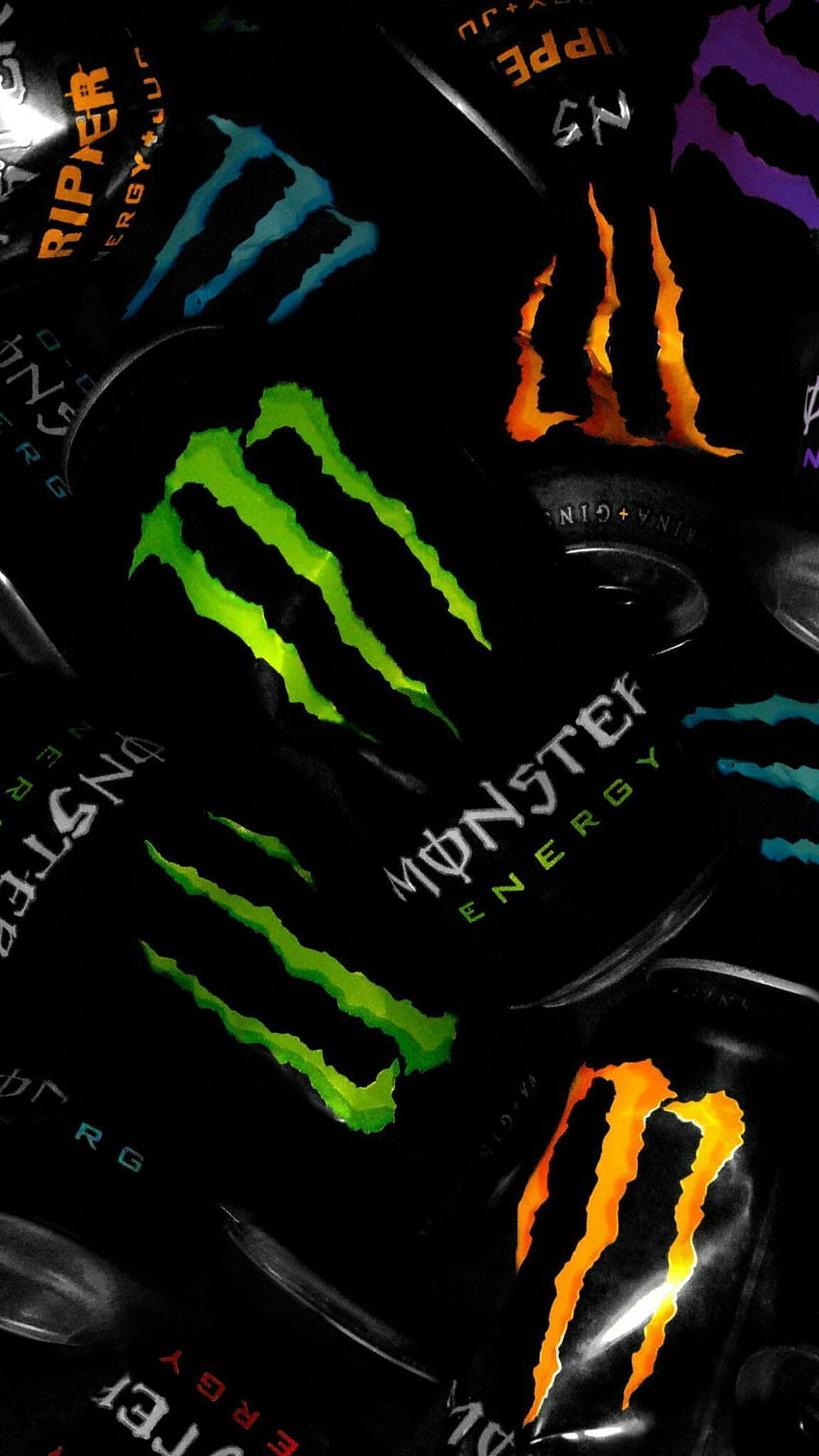 Monster Energy Drink iPhone, Logo Monstre Fond d'écran de téléphone HD