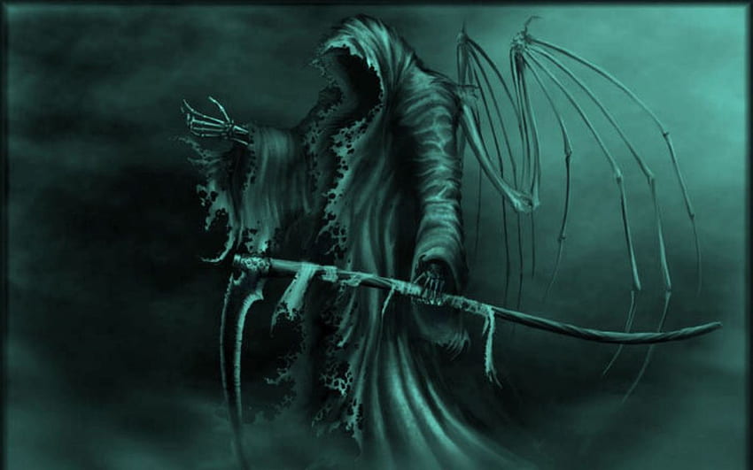 เคียวยมทูต. Grim reaper เคียวสยองขวัญที่มืดมน วอลล์เปเปอร์ HD
