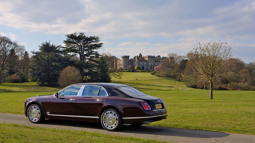 Grass, Bentley, Cars, Side View HD wallpaper