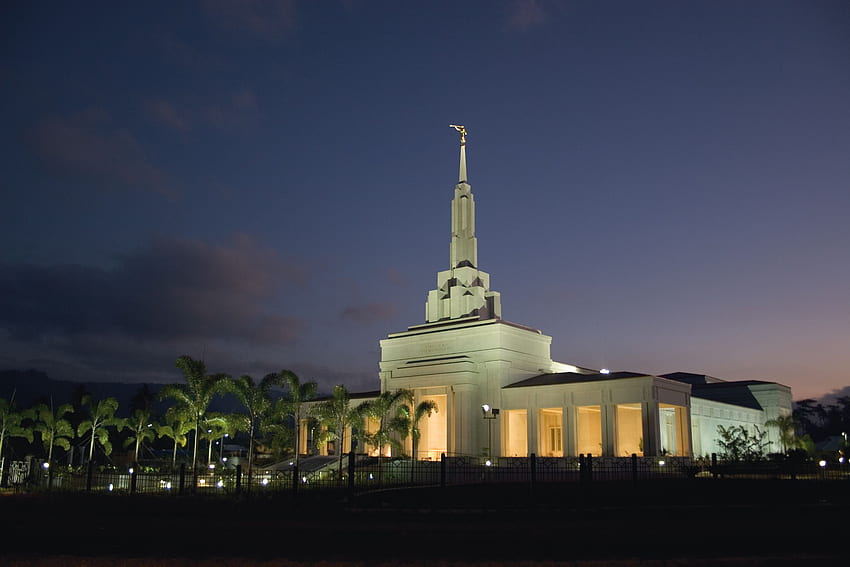 Samoa Lds Temple, e - Elsetge, Tempio di San Diego Sfondo HD