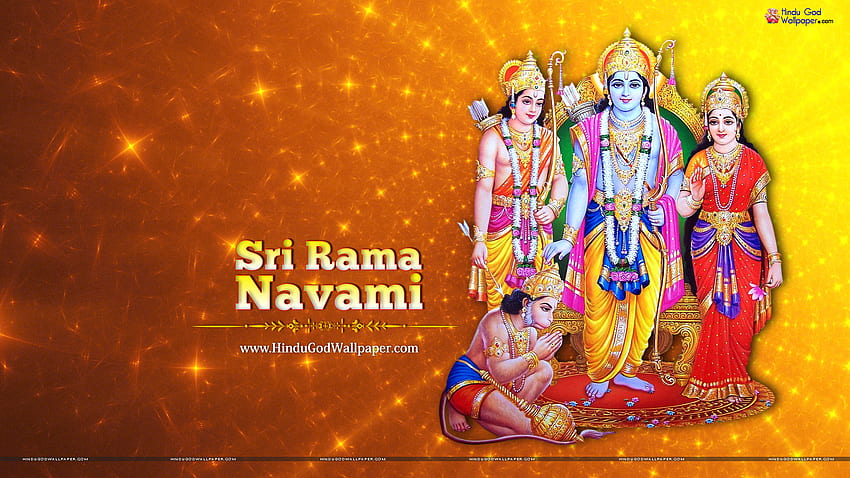 Sri Rama Navami Selamlar, Ram Navmi HD duvar kağıdı