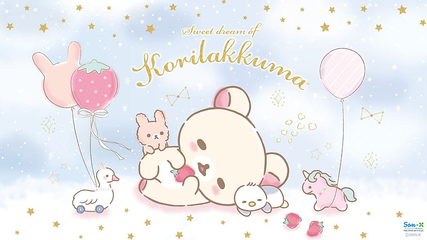 Free download Korilakkuma Wallpaper Sweetie Cutie and Lovely Strawberry  1366x768 for your Desktop Mobile  Tablet  Explore 47 Korilakkuma  Wallpaper 