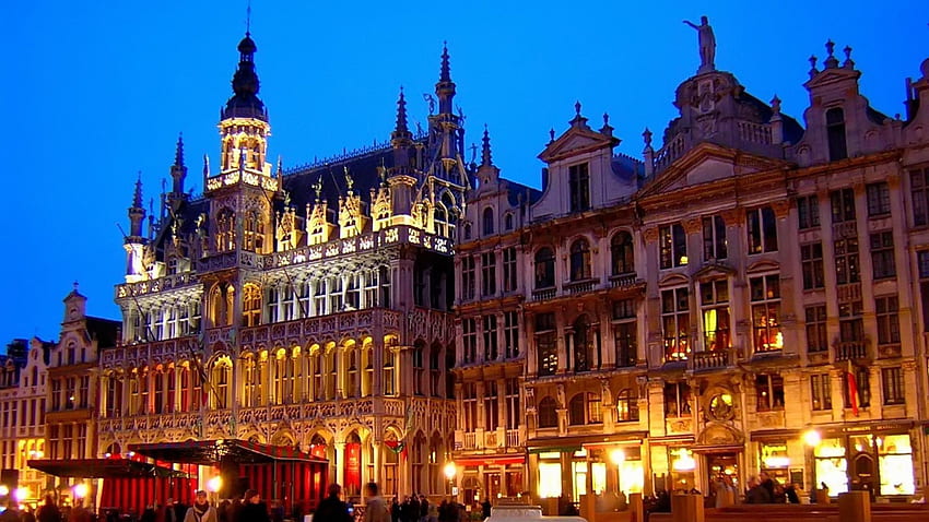 Royal Palace of Brussels for Android, Grand Place Brussels HD wallpaper