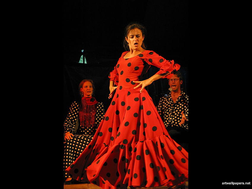 Flamenco, dançarino espanhol papel de parede HD