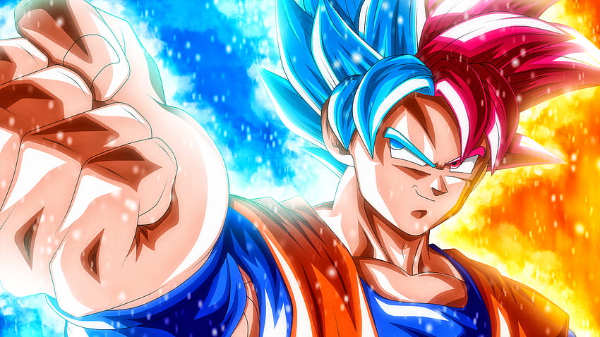 Goku , Super Saiyan Blue, Dewa Super Saiyan, Anime, Goku iPad Wallpaper HD