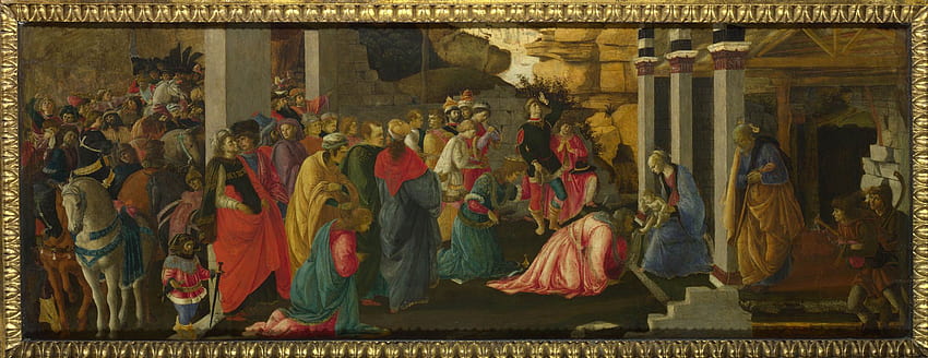Adoration Of The Kings - A italian renaissance sandro botticelli art HD wallpaper