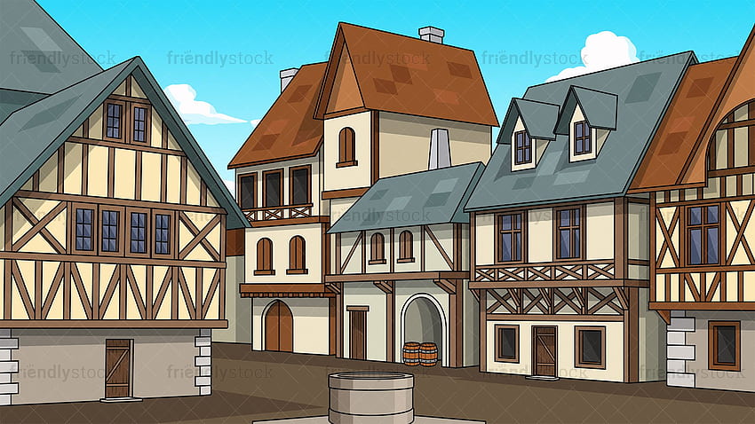 Medieval Town Background Cartoon Vector Clipart FriendlyStock [] for your , Mobile & Tablet. Explore Town Background. Ghost Town , Town, Town , Cartoon Town HD wallpaper
