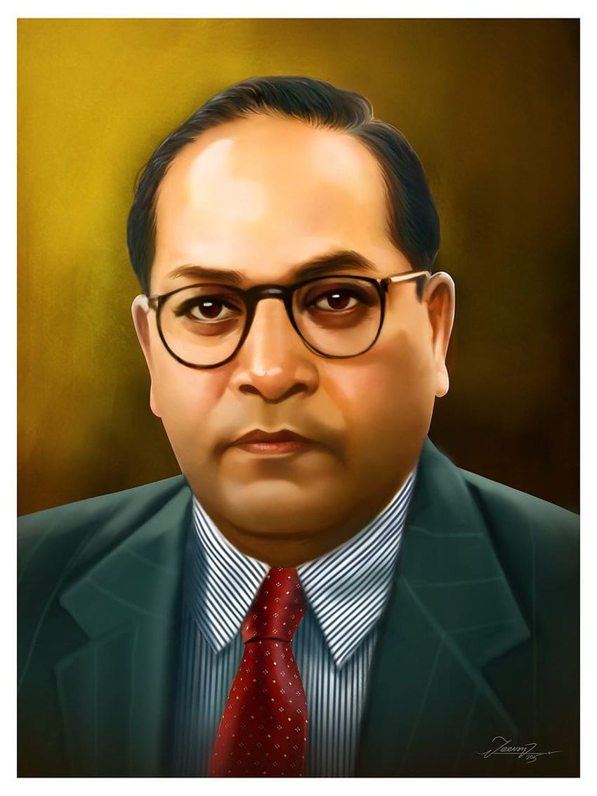 Dr Ambedkar - Painting Of Dr Babasaheb HD phone wallpaper | Pxfuel