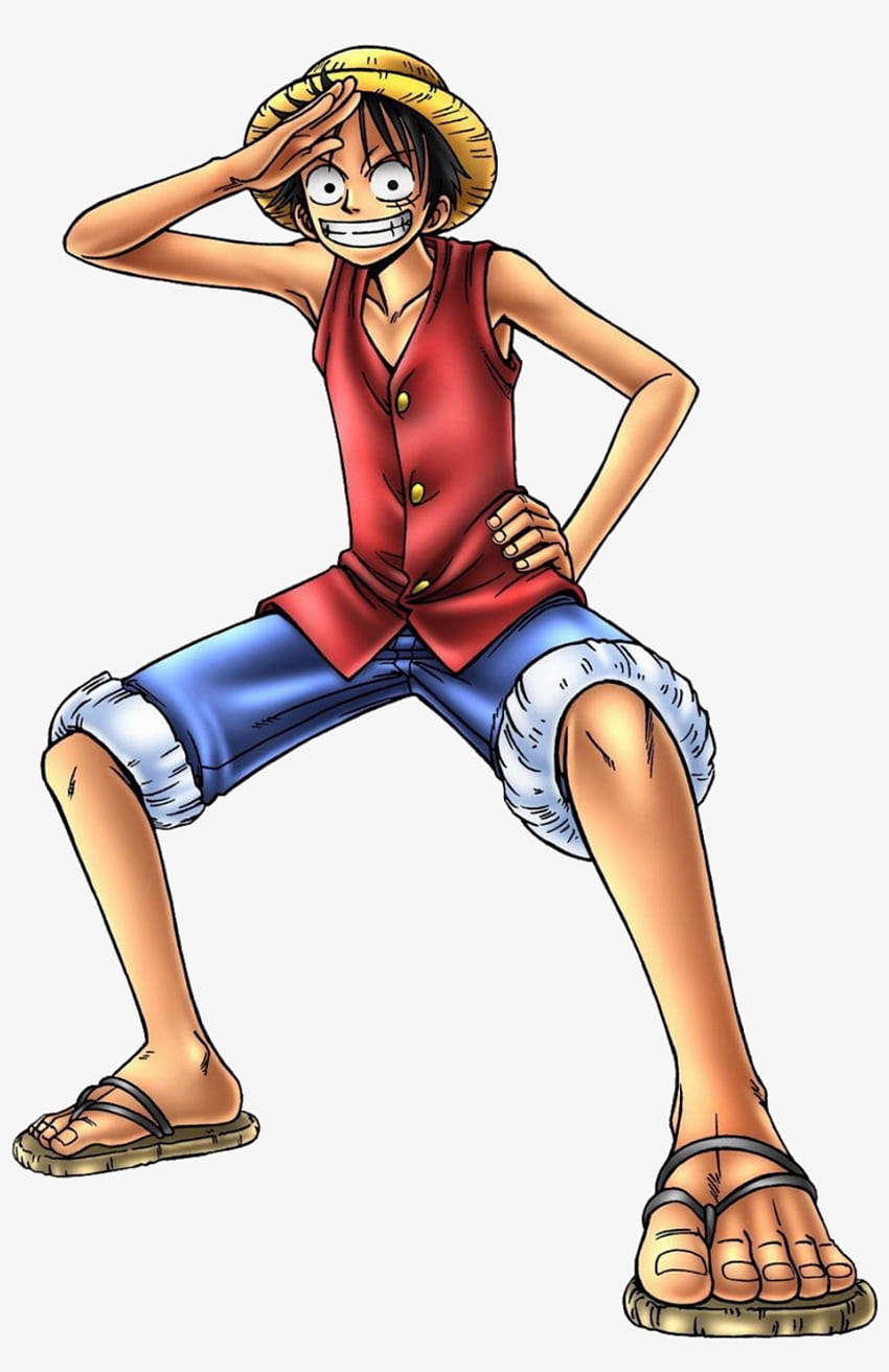 Luffy One Piece And Background - One Piece Pirates' Carnival [ps2 Game] Transparent PNG - - on NicePNG, Luffy Chibi HD phone wallpaper