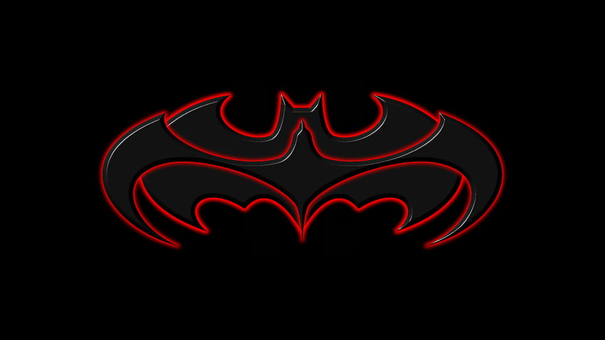 лого на Батман от 1950 г. - Батман, лого на Батман, филм за Батман и Робин HD тапет
