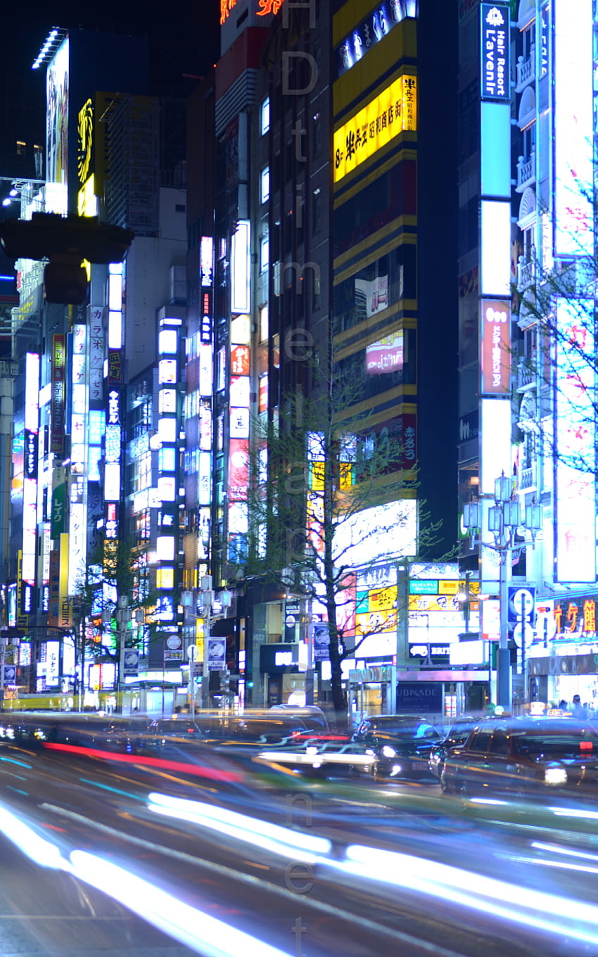 Ultra Video Time Lapse Stock Footage Street View of Shinjuku [] for your , Mobile & Tablet. Explore Vertical . Top HD phone wallpaper