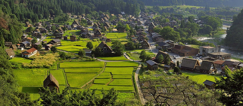 Domo : Landscapes of Japan, Japanese Countryside HD wallpaper