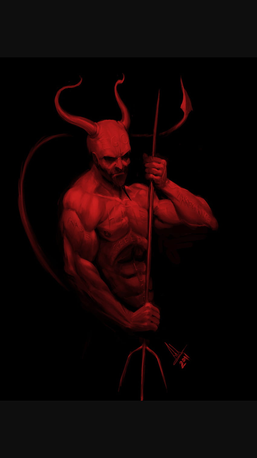 Şeytan, Kızıl Şeytan, Kırmızı Şeytan Kral HD telefon duvar kağıdı