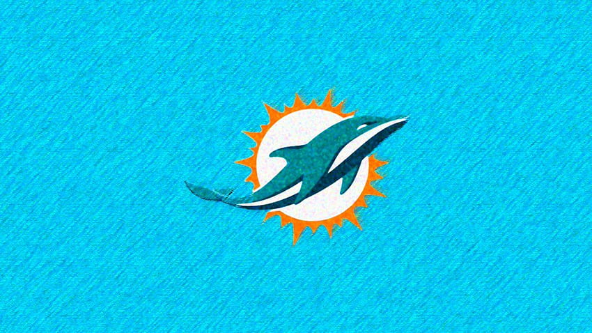 NFL - fond des dauphins de Miami, logo des dauphins de Miami Fond d'écran HD