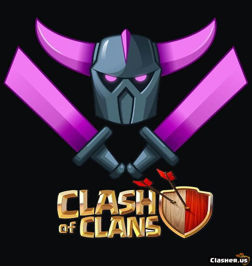 Logo PEKKA CoC - Clash of Clans, Clash of Clans Pekka Tapeta na telefon HD