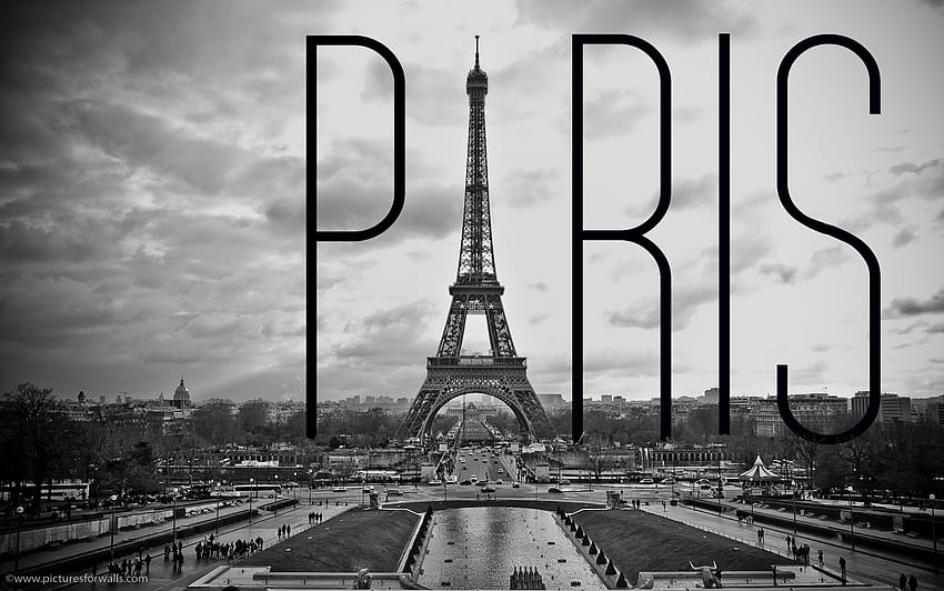 Black And White Paris For Android For HD wallpaper