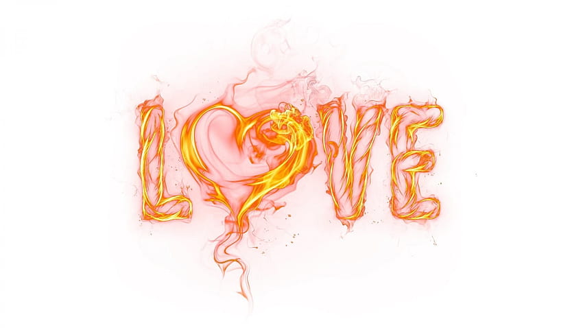 Flame of Love HD wallpaper