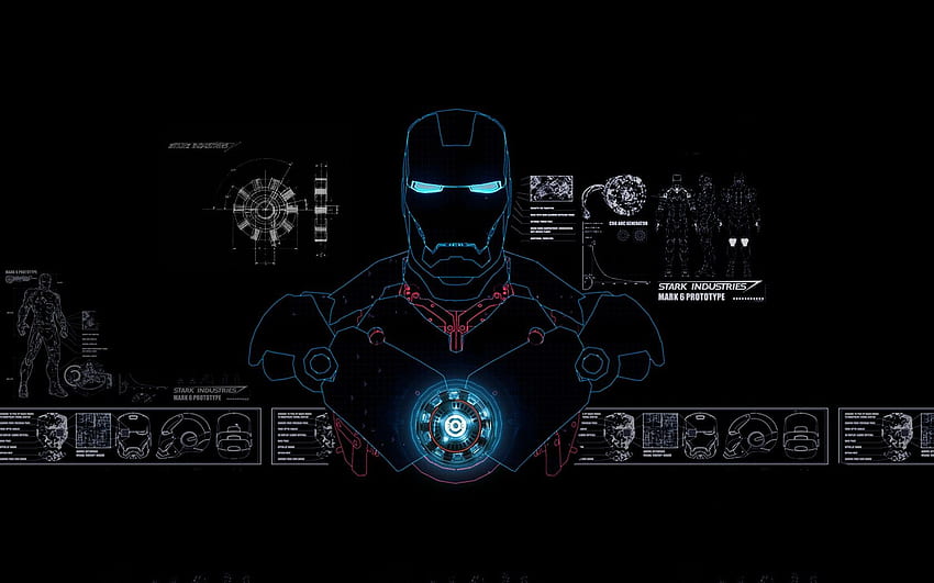 Carta da parati uomo di ferro. ⛔ Iron Man con Faccia 37, Tony Stark Sfondo HD