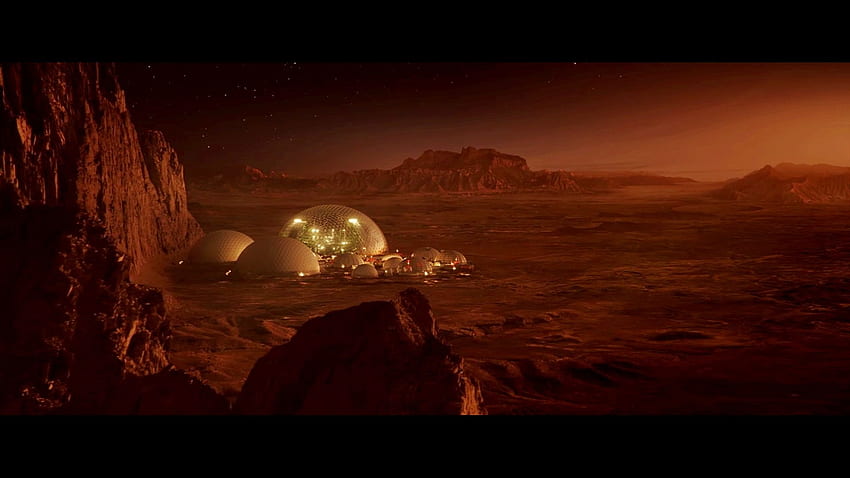 Marskolonie aus dem Film Space Between Us, Space Colonization HD-Hintergrundbild