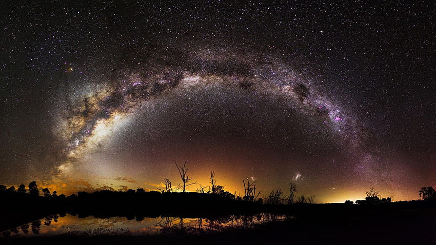 Milky Way over Harvey Dam Western Australia []. Beautiful, 1920 X 1080 Milky Way Galaxy HD wallpaper