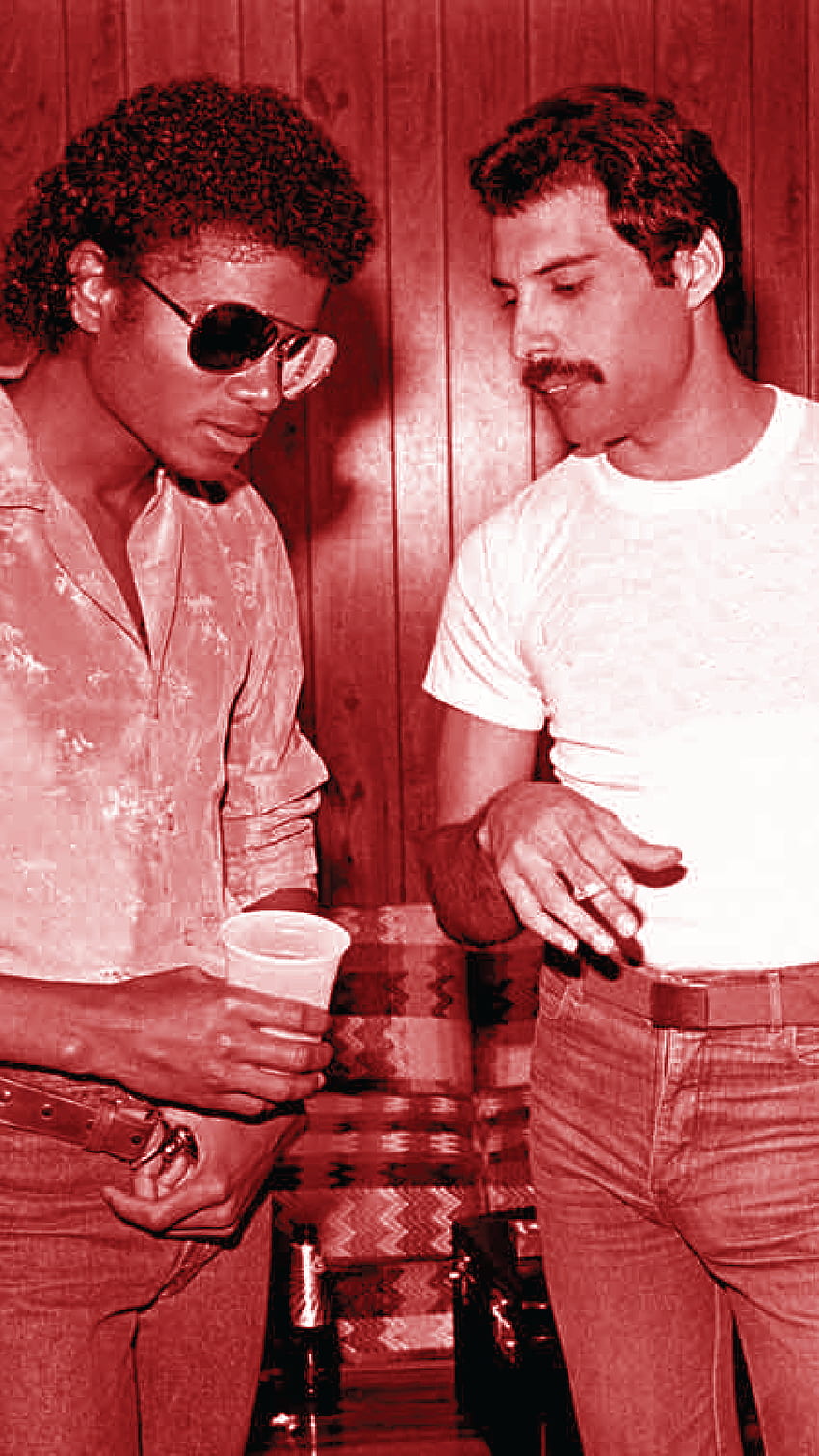 Michael y Freddie, red, freddy, cup HD phone wallpaper