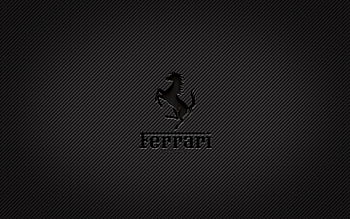 Black ferrari logo HD wallpapers | Pxfuel