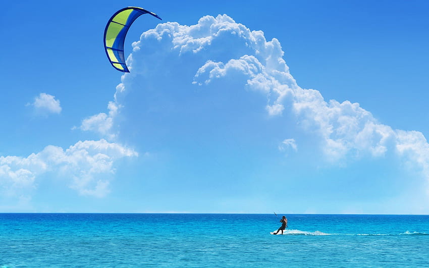 Kitesurfing . Katapel Wallpaper HD