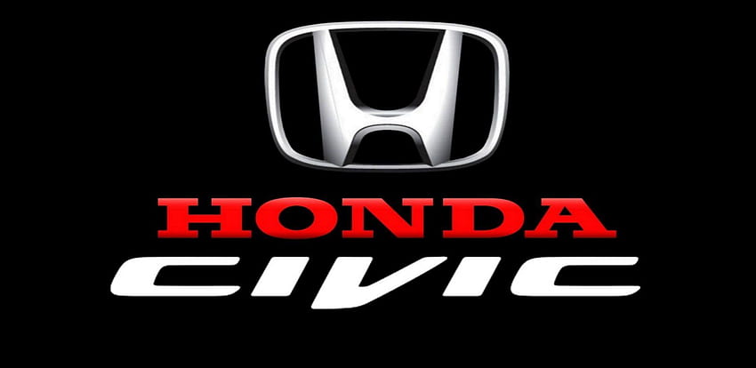 Logo Honda Civic, Emblème Honda Fond d'écran HD