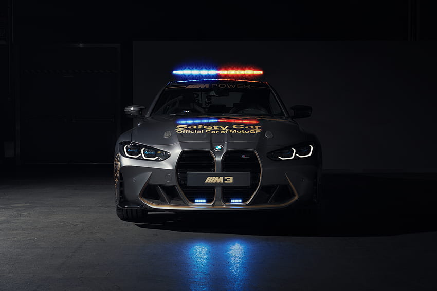 BMW M3 Competition , MotoGP Safety Car, 2021, Dark background, , , Cars HD wallpaper