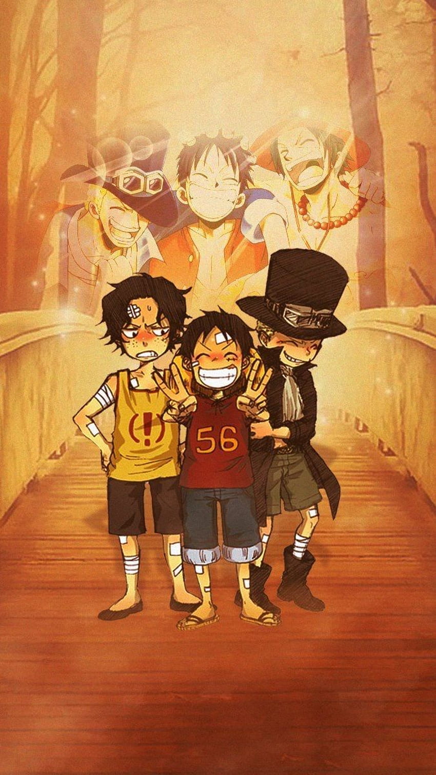 Luffy Ace and Sabo One Piece Team Wallpaper HD Anime 4K Wallpapers  Images Photos and Background  Wallpapers Den