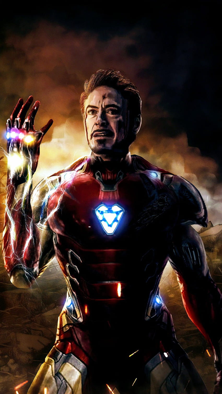 Iron Man - Iron Infinity Gauntlet เวนเจอร์ส: เกมจบ ไอรอนแมน อเวนเจอร์ส ไอรอนแมน ไอรอนแมน วอลล์เปเปอร์โทรศัพท์ HD