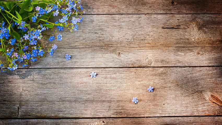 Bouquet On Wooden Table - Dunkin Donuts Pixar - -, Wooden Floral Wallpaper HD