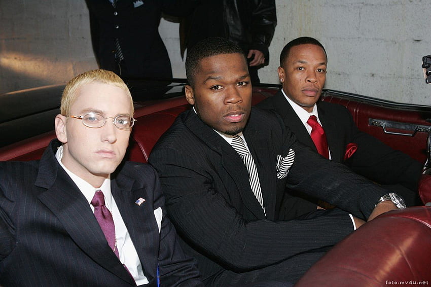 : Eminem Dr Dre, 50 Cent и Eminem HD тапет