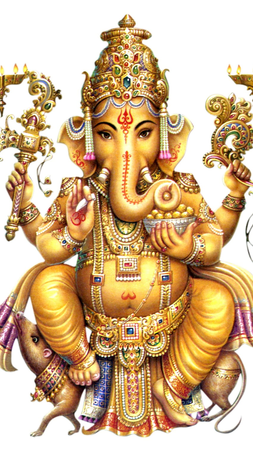 Shri Ganesh, Simple Background HD phone wallpaper | Pxfuel