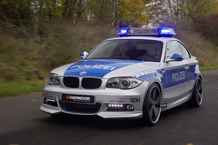BMW 123d Coupé Voiture de Police AC-Schnitzer, 123d, bmw, ac-schnitzer, voiture de police Fond d'écran HD
