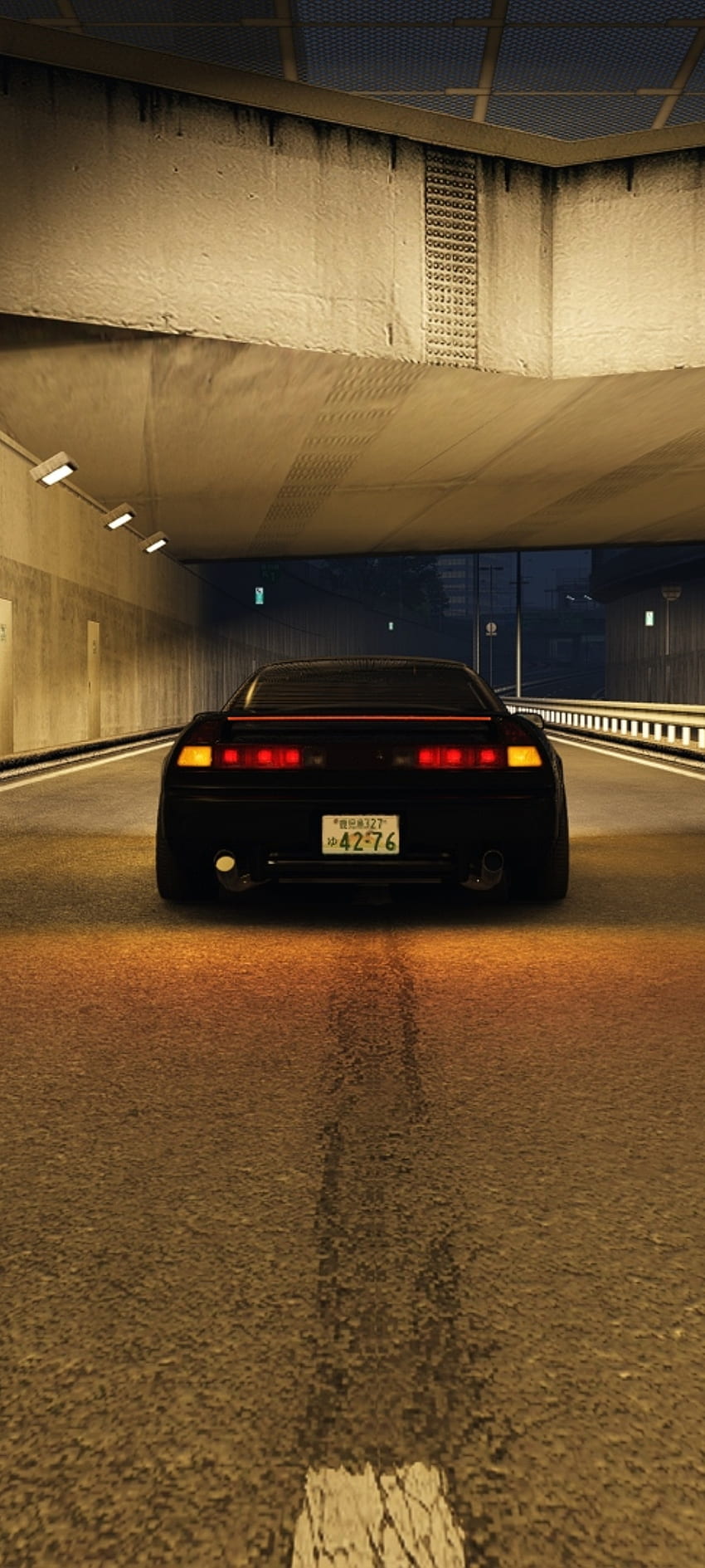 Honda NSX Rear Shuto, Corsa, Expressway, JDM, car, Japan, mbd_design, Assetto HD phone wallpaper