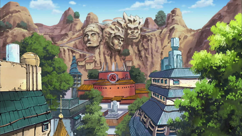 Konoha . Konoha, Naruto Landscape HD wallpaper