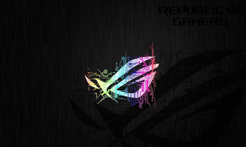 and Ultra : ASUS ROG Neon Logo HD wallpaper